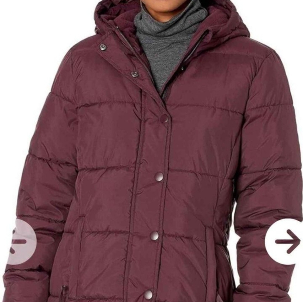 Amazon Essentials Women's Heavyweight Long-Sleeve Hooded Puffer Coat